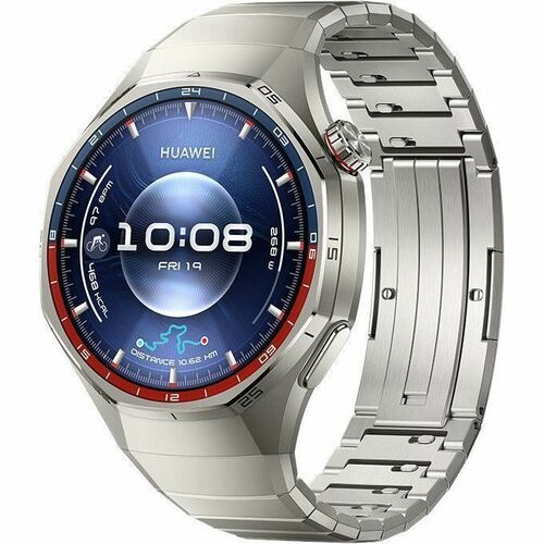 Huawei WATCH GT 6 Pro Smart Watch - 45.60 mm Case Height - 45.60 mm Case Width - Titanium Body Color - Titanium Band Color