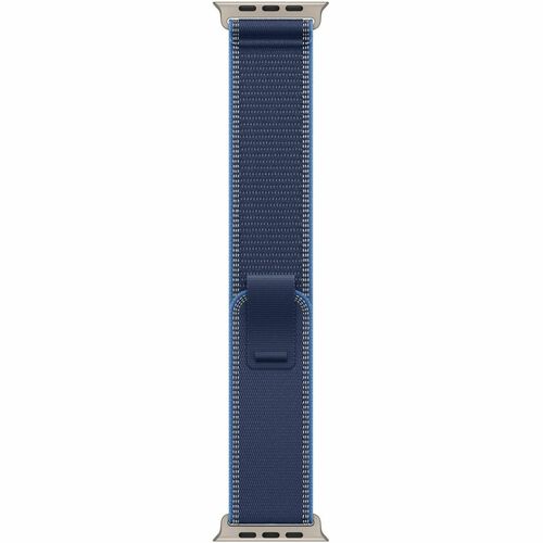 Apple Adjustable Smartwatch Band - 1 - Small (S)/Medium (M) - Trail Loop Attachment - Bright Blue, Blue - Nylon Weave, Tit