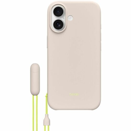 Beats by Dr. Dre Carrying Case Apple iPhone 17 Smartphone - Limestone - Scratch Resistant, Drop Resistant, Shock Absorbing