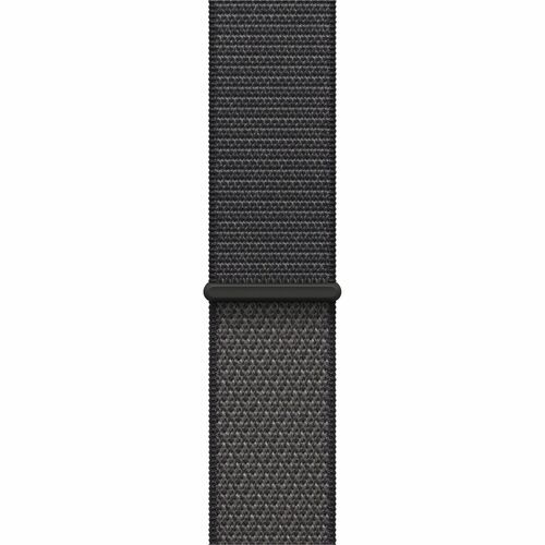 Apple Adjustable Smartwatch Band - One Size - Hook & Loop Attachment - Dark Grey - Nylon Weave, Spandex, Polyester