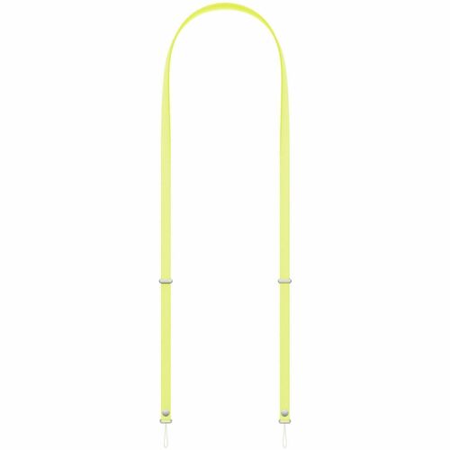 Apple Adjustable Crossbody Strap - Neon Yellow - PET, Woven