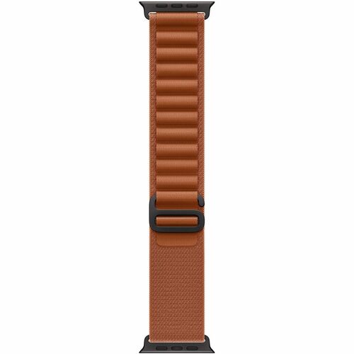Apple Rugged Adjustable Smartwatch Band - Large (L) - G-hook Attachment - Terra Cotta, Black - Polyester