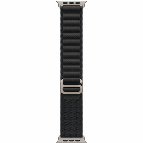 Apple Rugged Adjustable Smartwatch Band - Large (L) - G-hook Attachment - Black - Polyester