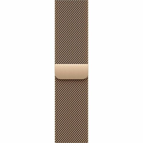 Apple Adjustable Smartwatch Band - One Size - Loop Attachment - Gold - Woven, Stainless Steel
