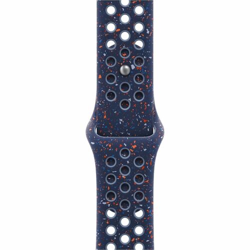 Apple Adjustable Smartwatch Band - Small (S)/Medium (M) - Pin-and-tuck Attachment - Blue Ribbon - Aluminium