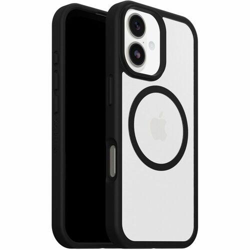 OtterBox React Case for Apple iPhone 17 Smartphone - Black Crystal - Retail - Drop Resistant, Scrape Resistant, Scratch Re