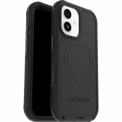OtterBox Defender Series Pro Carrying Case (Holster) Apple iPhone 17 Smartphone - Black - Bump Resistant, Drop Resistant, 