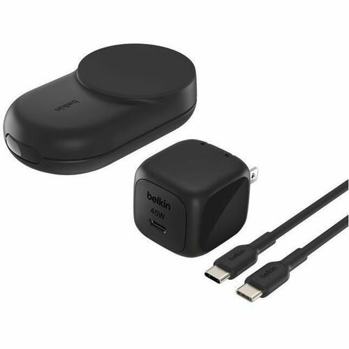 Belkin UltraCharge 3-in-1 Foldable Magnetic Charger with Qi2 25W - For Smartwatch, Smartphone, AirPod, iPhone - 30 Minute 
