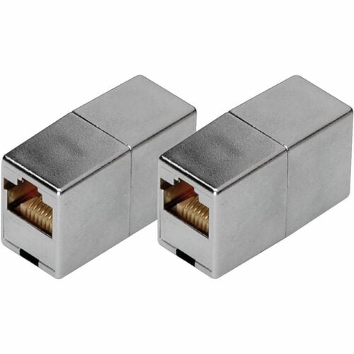 Digitus Netzwerkadapter - 2 Stück - Nickel, Golden Anschluss - Silber