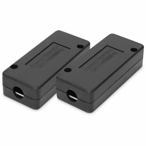 Digitus Montagebox für Kabel - Schwarz - Acrylnitril-Butadien-Styrol (ABS) - 2 Stück