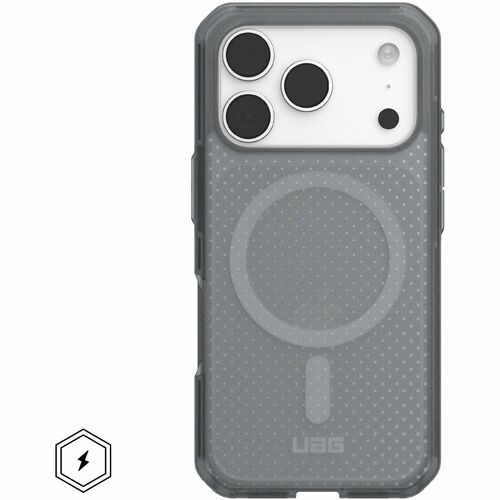 Urban Armor Gear DOT Rugged Case for Apple iPhone 17 Pro Smartphone - Ash, Translucent - Anti-slip, Drop Resistant, Impact