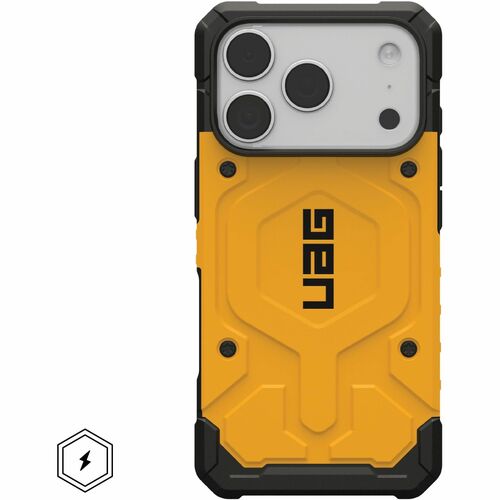 Urban Armor Gear Pathfinder Rugged Case for Apple iPhone 17 Pro Smartphone - Heritage Yellow - Drop Resistant, Impact Resi