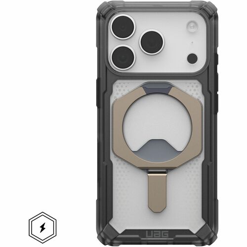 Urban Armor Gear Plasma XTE Case for Apple iPhone 17 Pro Smartphone - Ash, Titanium - Crack Resistant, Drop Resistant, Imp