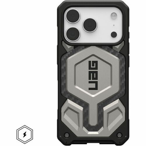 Urban Armor Gear Monarch Pro Case for Apple iPhone 17 Pro Smartphone - Titanium - Drop Resistant