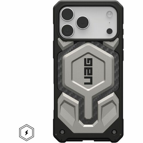 Urban Armor Gear Monarch Pro Case for Apple iPhone 17 Pro Max Smartphone - Titanium - Drop Resistant
