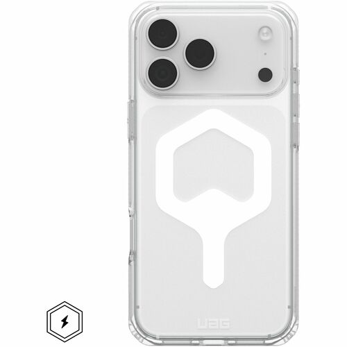 Urban Armor Gear Plyo Case for Apple iPhone 17 Pro Max Smartphone - Ice/White - Drop Resistant, Impact Resistant, Scratch 