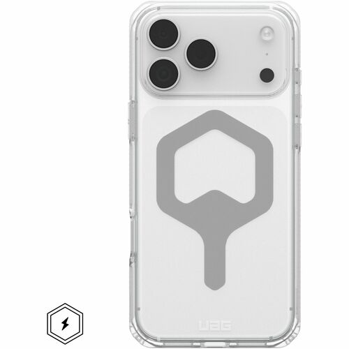 Urban Armor Gear Plyo Case for Apple iPhone 17 Pro Max Smartphone - Ice/Silver - Drop Resistant, Impact Resistant, Scratch