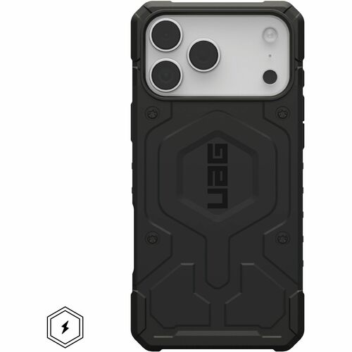 Urban Armor Gear Pathfinder Rugged Case for Apple iPhone 17 Pro Max Smartphone - Black - Drop Resistant, Impact Resistant,