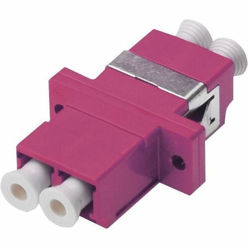 Digitus LWL Kupplung, Duplex, LC auf LC, MM OM4. Verbindungstyp: LC/UPC, Produktfarbe: Violett, Kabel mode struktur: Multi