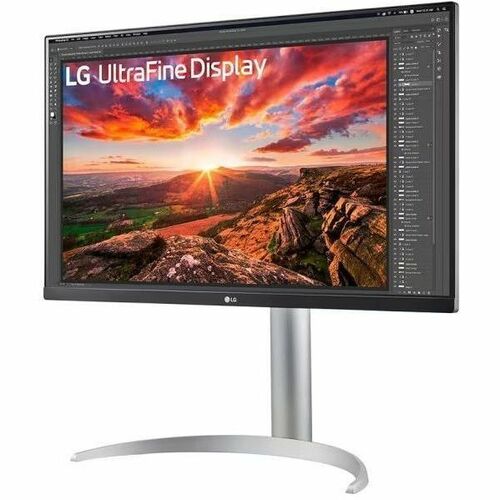 LG UltraFine 27UP850K-W 27" (68.6 cm) Class 4K UHD LCD Monitor - 16:9 - White - 27" (68.6 cm) Viewable - In-plane Switchin