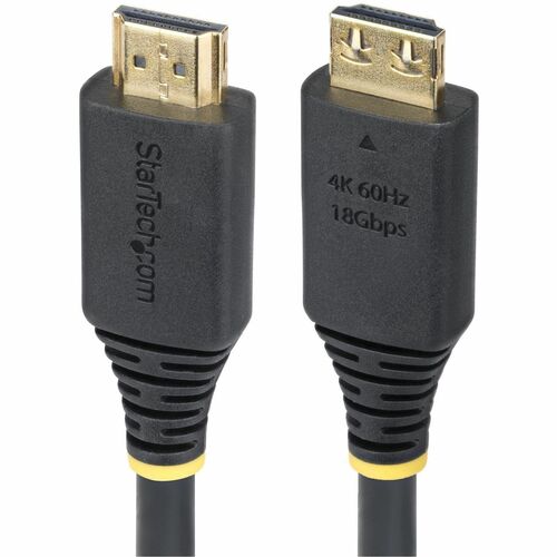 StarTech.com 8ft (2.4m) High Speed HDMI Cable with Gripping Connectors, 4K 60Hz/1440p 144Hz, 18Gbps, UHD HDMI 2.0 Cord, TP