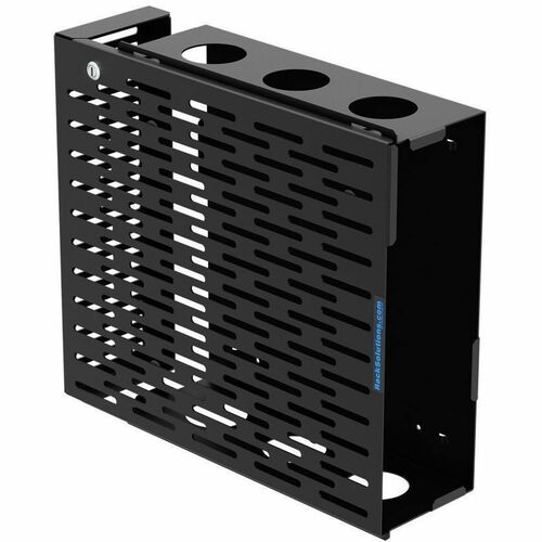 Rack Solutions Wall Mount for Desktop Computer, PC, Monitor - TAA Compliant - Cold-rolled Steel (CRS) - 1