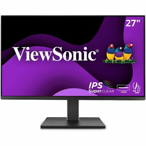 ViewSonic VG2751 27 Inch IPS 1080p Ergonomic Monitor with Full Adjustability, 100Hz, 4-Port USB Hub, HDMI, DisplayPort, an