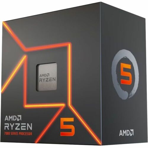 AMD Ryzen 5 7000 7400 Hexa-Core 3,30 GHz Prozessor - Box - 16 MB L3 Cache - 6 MB L2 Cache - 384 KB L1 Cache - 64-Bit-Verar