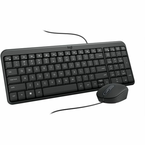 Logitech MK106 键盘鼠标 - QWERTY - 英文（美国） - A 型 USB 电缆 键盘 - 99 按键 - 键盘/键盘颜色: 黑色 - A 型 USB 电缆 鼠标 - 光学机械 - 3 按钮 - 滚轮 - 指点设备颜色: 黑