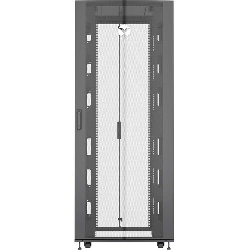 VERTIV VR 42U Floor Standing Rack Cabinet for Server, KVM Switch, LAN Switch - 482.60 mm Rack Width x 1115 mm Rack Depth -