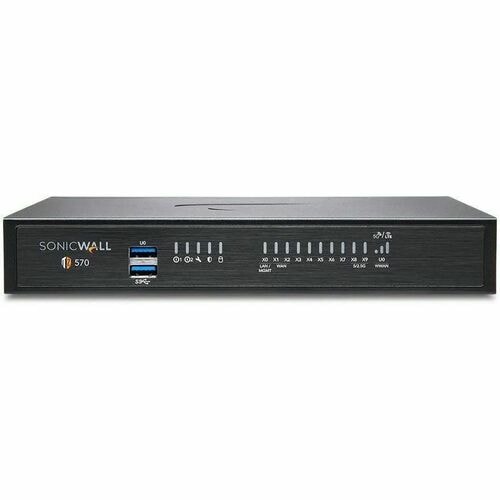 SonicWall TZ570 Network Security/Firewall Appliance - Intrusion Prevention - 8 Port - 5 Gigabit Ethernet, Gigabit Ethernet