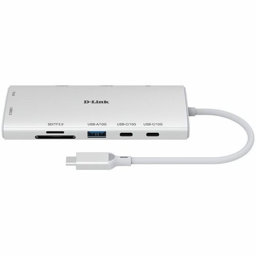 D-Link DUP-A01 USB Type C Docking Station for Notebook, Display Screen - Charging Capability - Memory Card Reader - SD - 2