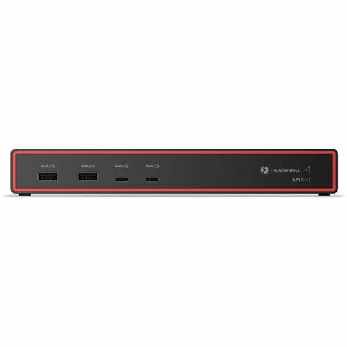 Lenovo ThinkPad Thunderbolt 4 Docking Station für Notebook, Bildschirm, Monitor - Ladefunktion - 135 W - Schwarz - 4 Unter