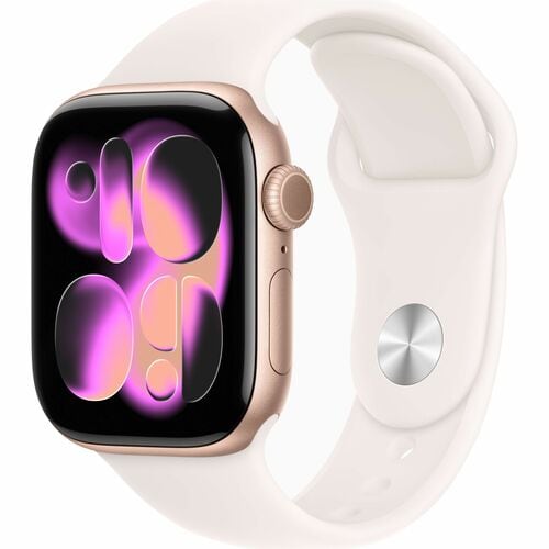 Apple Watch Series 11 Smart Watch - 4.60 cm (1.81") Case Height - 3.90 cm (1.54") Case Width - Rose Gold Case Color - Ligh