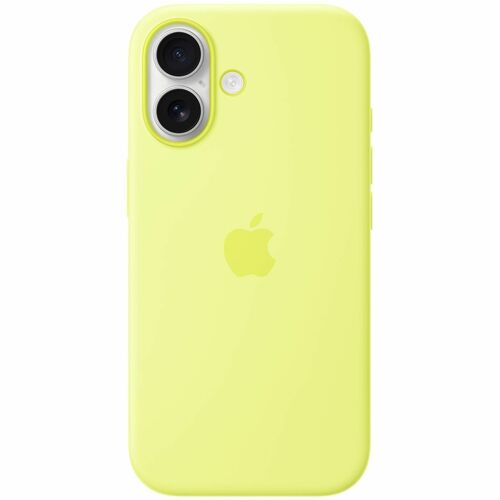 Apple Case for Apple iPhone 17 Smartphone - Neon Yellow - Soft-touch, Silky - Scratch Resistant, Drop Resistant - Silicone