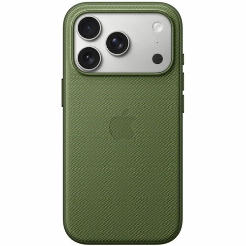Apple Case for Apple iPhone 17 Pro Smartphone - Tactile Texture Grip - Green - Scratch Resistant, Drop Resistant - Woven F