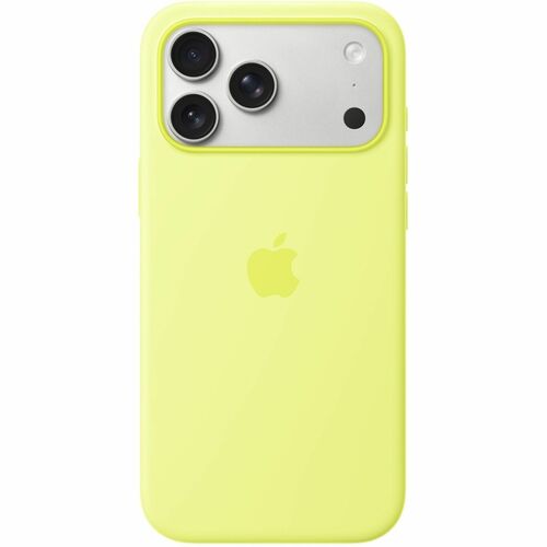 Apple Case for Apple iPhone 17 Pro Max Smartphone - Neon Yellow - 1 / Pack - Silky, Soft-touch - Scratch Resistant, Drop R