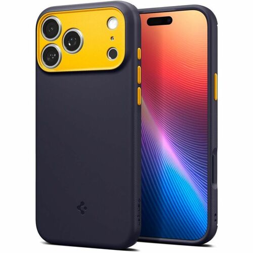 Caseology Nano Pop Case for Apple iPhone 17 Pro Smartphone - textured dot - Blueberry Navy - Scratch Resistant, Drop Resis