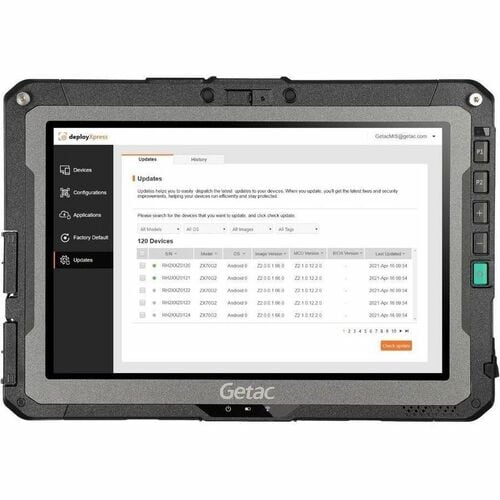 Getac ZX10-EX Rugged Tablet - 25.7 cm (10.1") WUXGA - Qualcomm QCS6490 - 8 GB - 128 GB Storage - Kryo 670 Octa-core (8 Cor