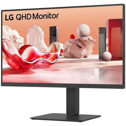 LG 27BA65QB-B 27" (68.6 cm) Class WQHD LCD Monitor - 16:9 - 27" (68.6 cm) Viewable - In-plane Switching (IPS) Technology -