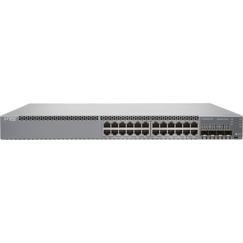 Juniper EX3400 EX3400-24T-DC 24 Ports Manageable Layer 3 Switch - Gigabit Ethernet, 10 Gigabit Ethernet, 40 Gigabit Ethern