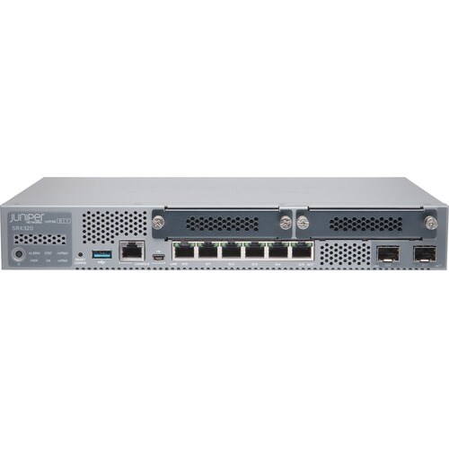 Juniper SRX SRX320 Router - 6 Ports - Management Port - 4 - Gigabit Ethernet - Desktop, Rack-mountable, Wall Mountable