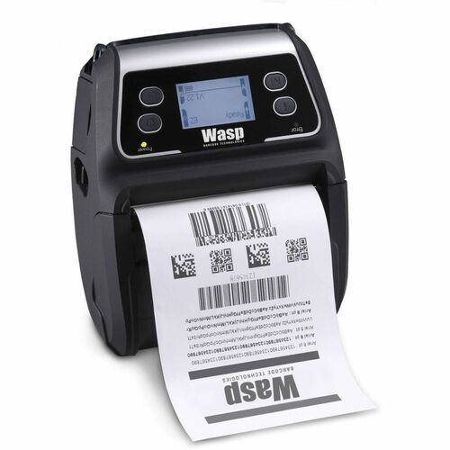 Wasp WPL4M Warehouse, Mobile, POS System Direct Thermal Printer - Portable - Label Print - USB - USB Host - Serial - Bluet