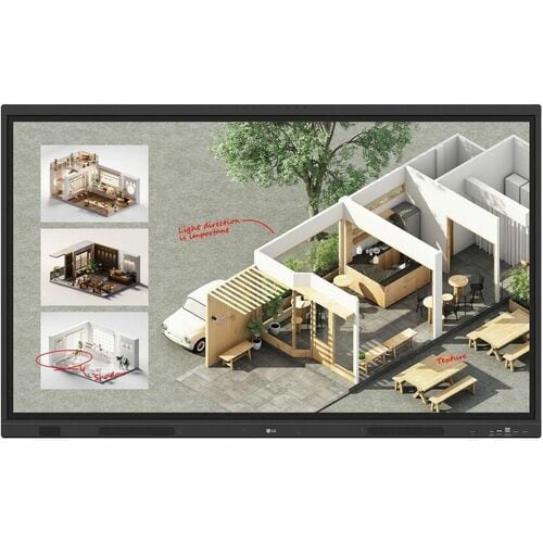 LG CreateBoard 55TR3DQ-B 1397 mm 4K UHD LCD Collaboration Display - ARM Cortex A73 + A53 - 8 GB - Touchscreen - 16:9 Aspec