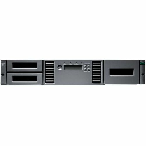 HPE Storage Tape Library24 x Cartridge Slot - LTO-9 - 2U - Rack-mountable - 45 TB (Compressed)300 MB/s (Compressed) - Fibr