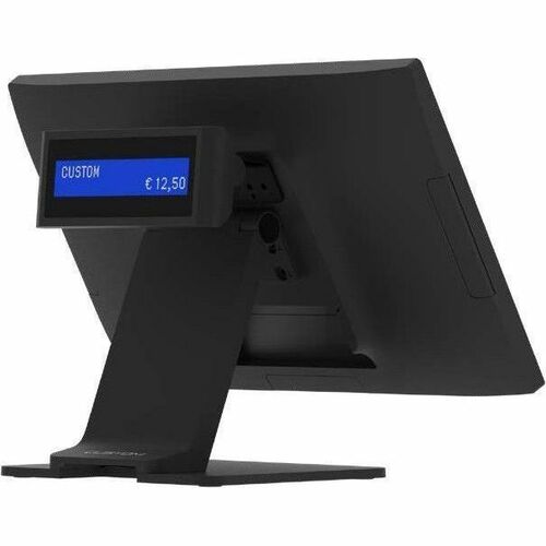 Afficheur Posable sur Meuble Custom - Noir - Bleu / Blanc LED Affichage - 2 Ligne - USB