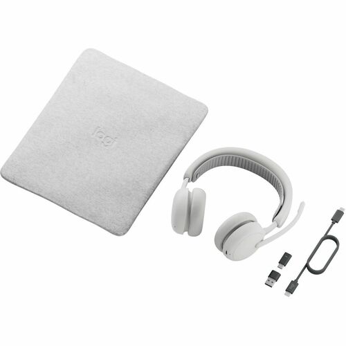 Logitech Zone Wireless 2 ES Kabel/Kabellos Kopfbügel Stereo Headset - Weiß - Microsoft-Teams-Zertifizierung - Binaural - O