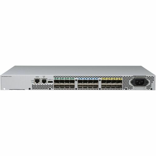 HPE SN3600B 24 Anschlüsse 32 Gbit/s Fibre Channel Switch - Überholt - 24 Fiber Channel Ports - 24 x Total Expansion Slots 