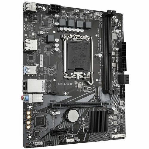 GIGABYTE Ultra Durable H610M K V2 Desktop Motherboard - Intel H610 Chipset - Socket LGA-1700 - Micro ATX - Core, Pentium G