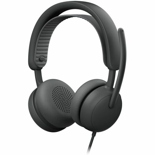 Logitech Zone Wired 2 Wired Over-the-head Stereo Headset - Graphite - Microsoft Teams Certification - Binaural - Circumaur